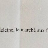 Oil on canvas The flower market of Madeleine, Paris