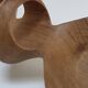 Vintage sculptural wooden pocket tray