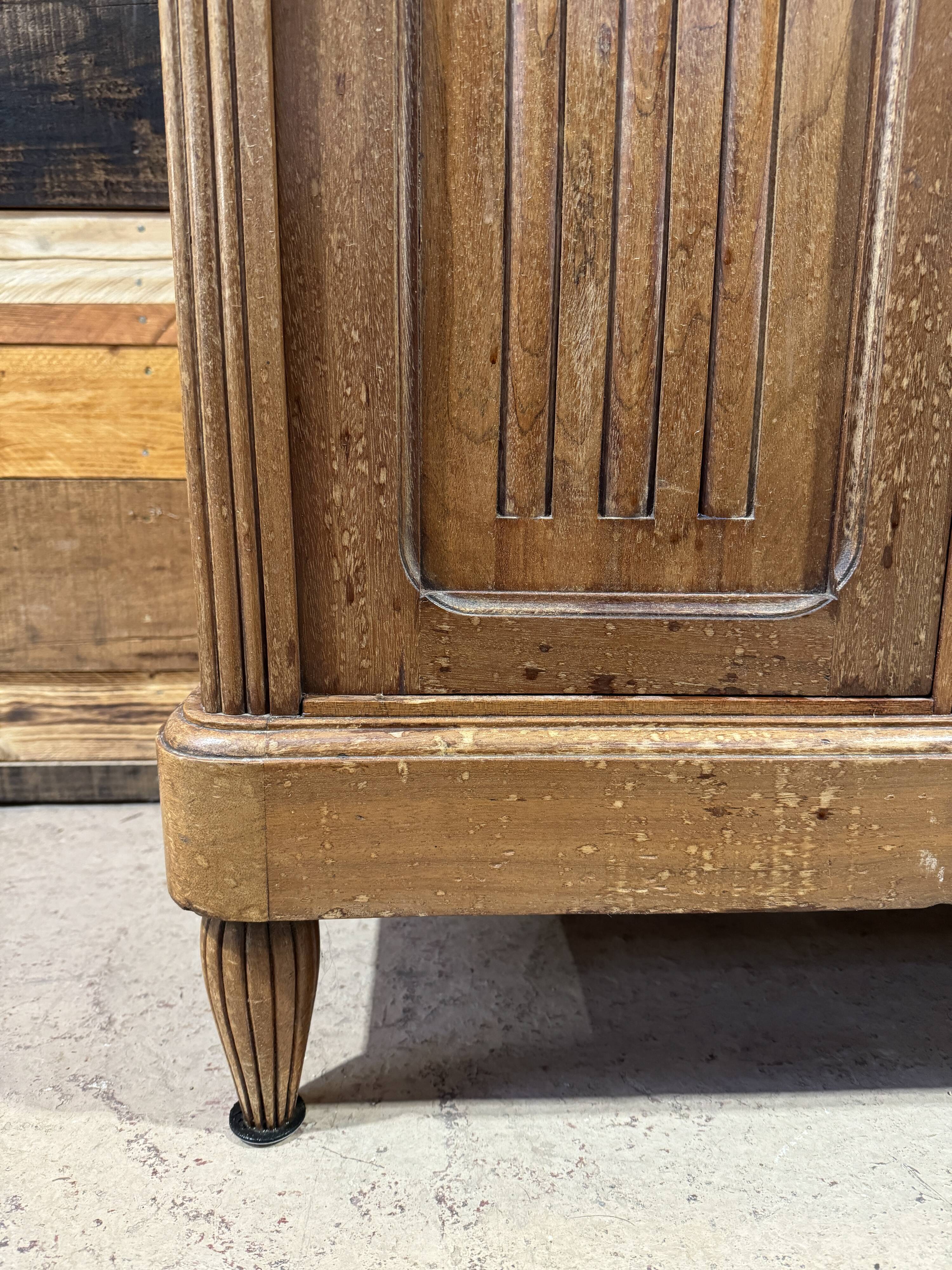 Art Deco Walnut Office Cabinet