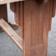 Vintage wood bistro table