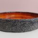 2x Vintage Fat Lava Schaal door Jan van Erp 1960's.