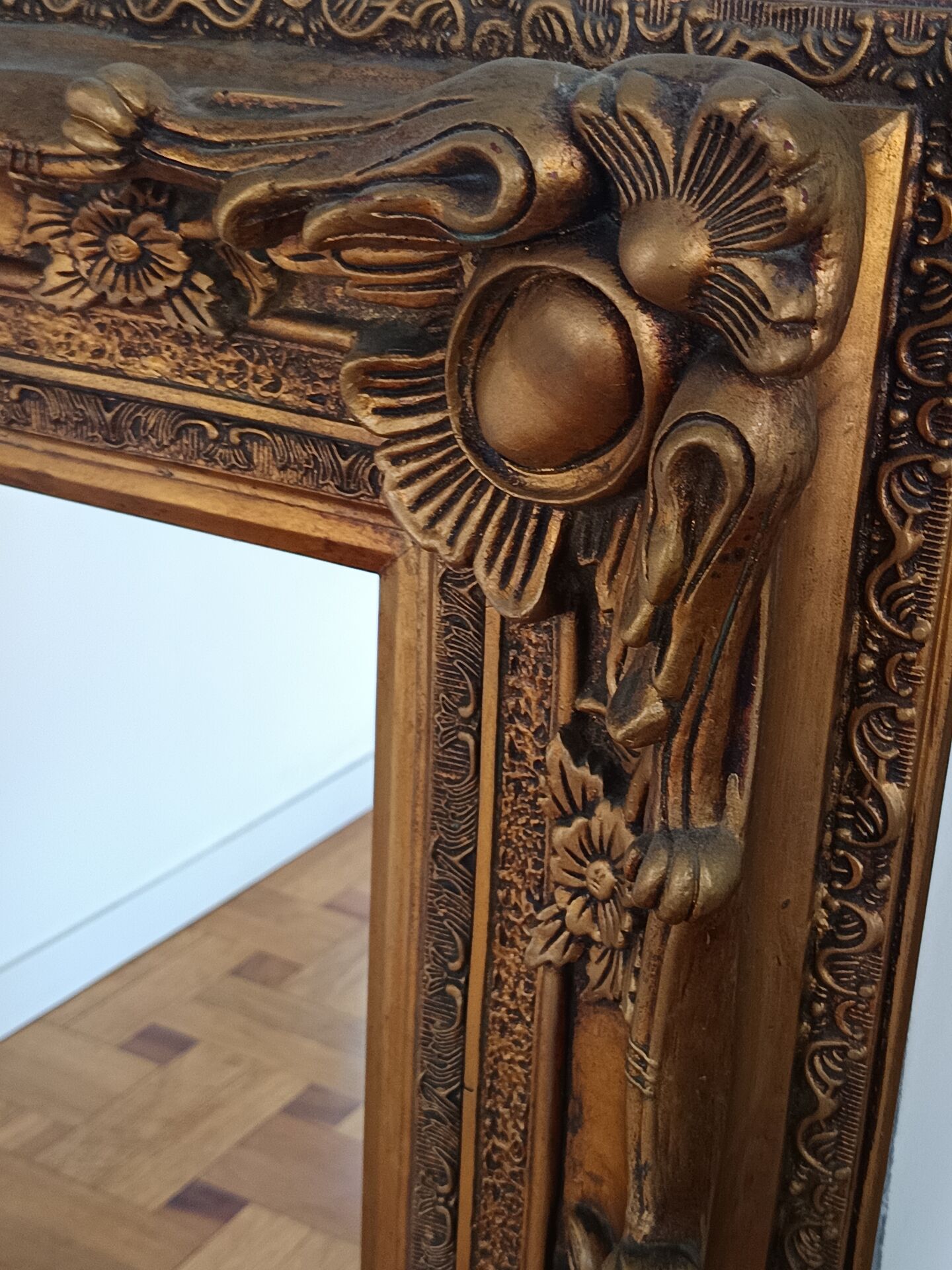 Baroque Louis XV Fireplace Mirror