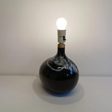 Art glass table lamp designed by Michael Bang, manufactured by Holmegaard in Denmark 1973-1976