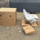 Vitra Eames Lounge Chair XL + Ottoman, Black leather & Santos Rosewood