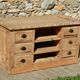 Old shop counter - Trade furniture with 13 walnut drawers