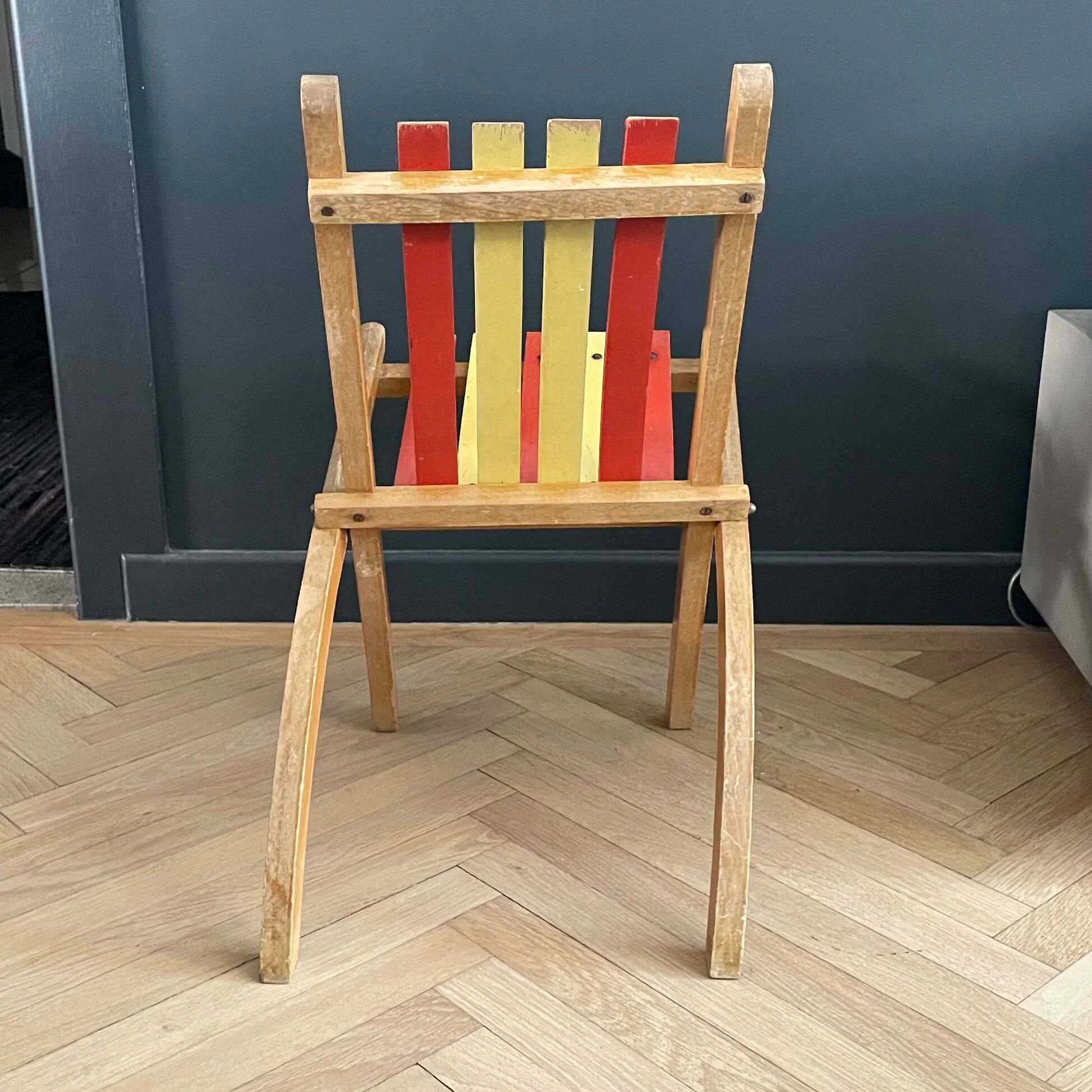 Chaise enfant pliante en bois