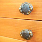 Small metier furniture chest of drawers with display case