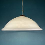 Large swirling Italian Murano glass pendant lamp, 1980s.