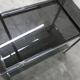 Chrome and smoked glass hi-fi trolley / cabinet 1970