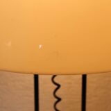 Lampe champignon en métal et acrylique 1980