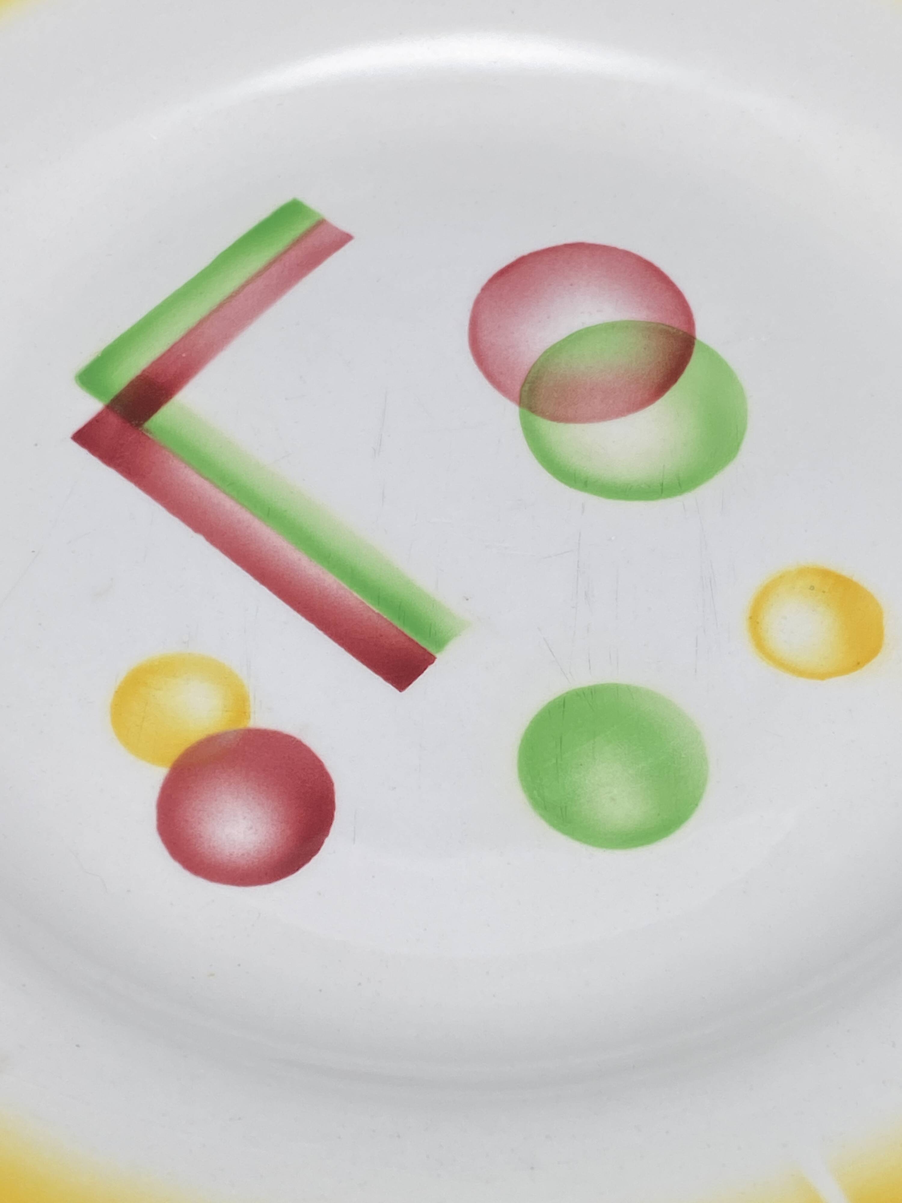 Dinner plates “Planètes” Collection Digoin Sarreguemines – MPM0324VLP1