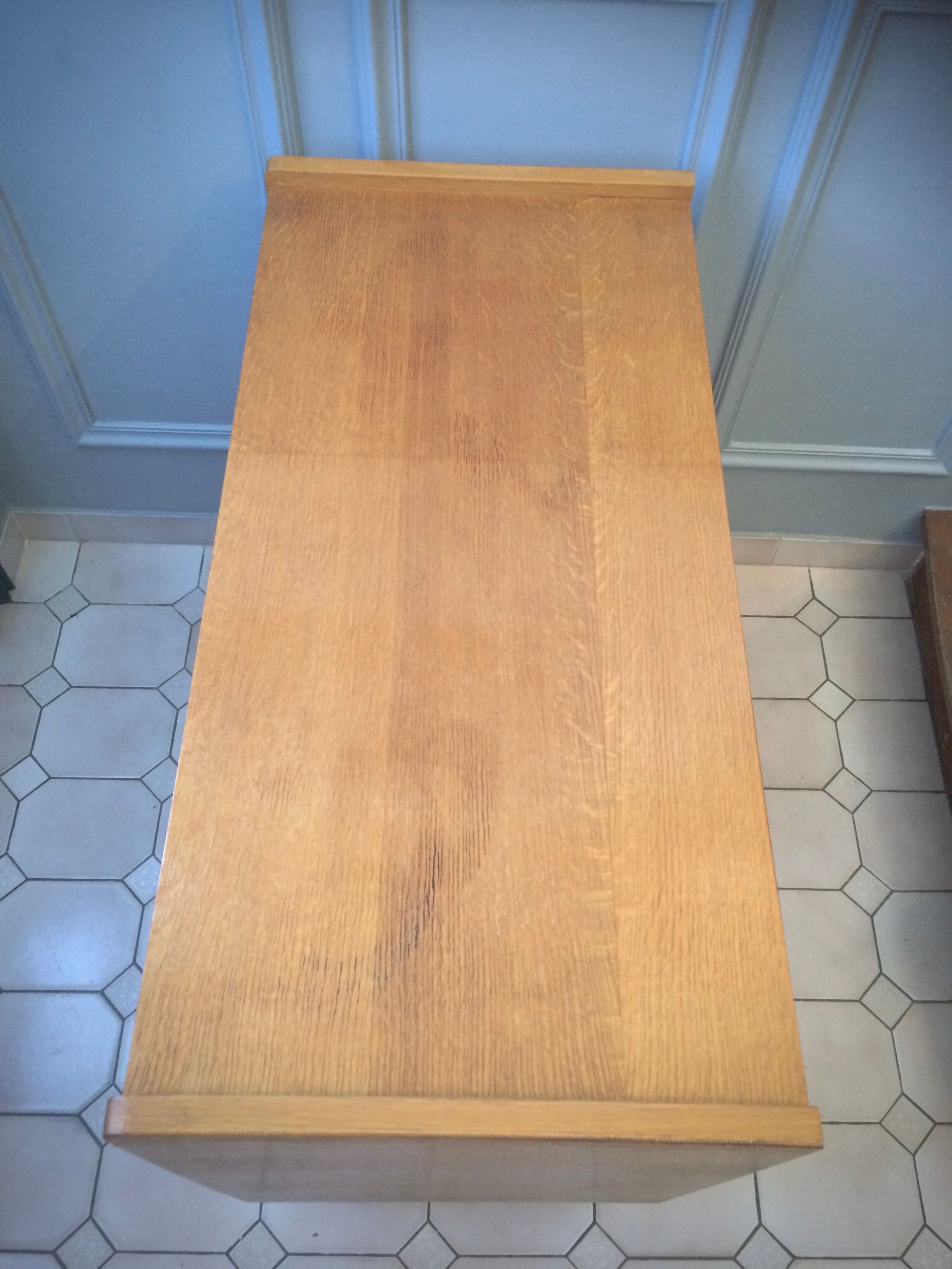 Vintage rattan dresser