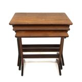 Rosewood nesting table, Erling Torvits, Heltborg Møbler Domus Danica, Denmark, 1960