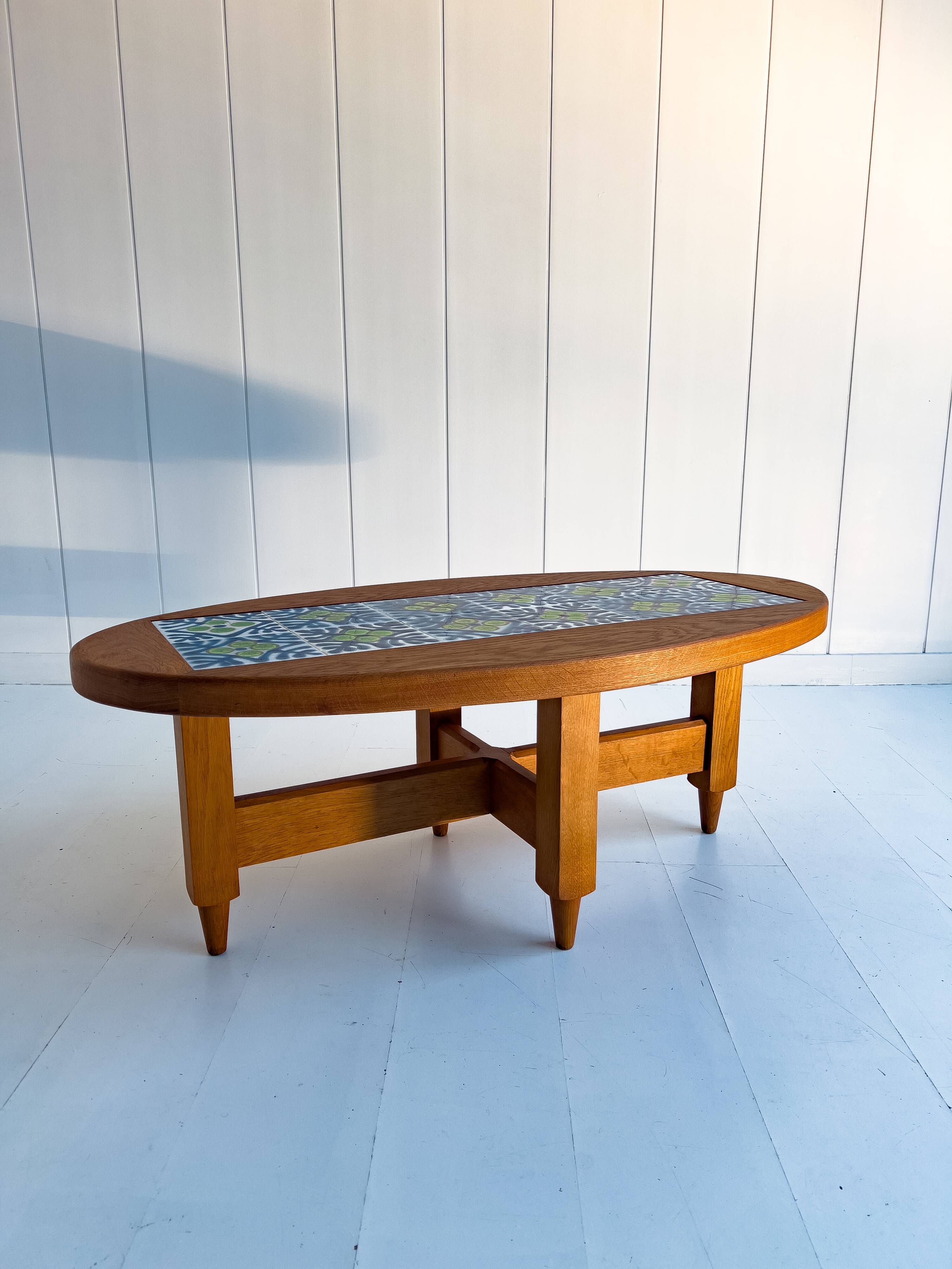 Table basse par Guillerme et Chambron pour Votre Maison