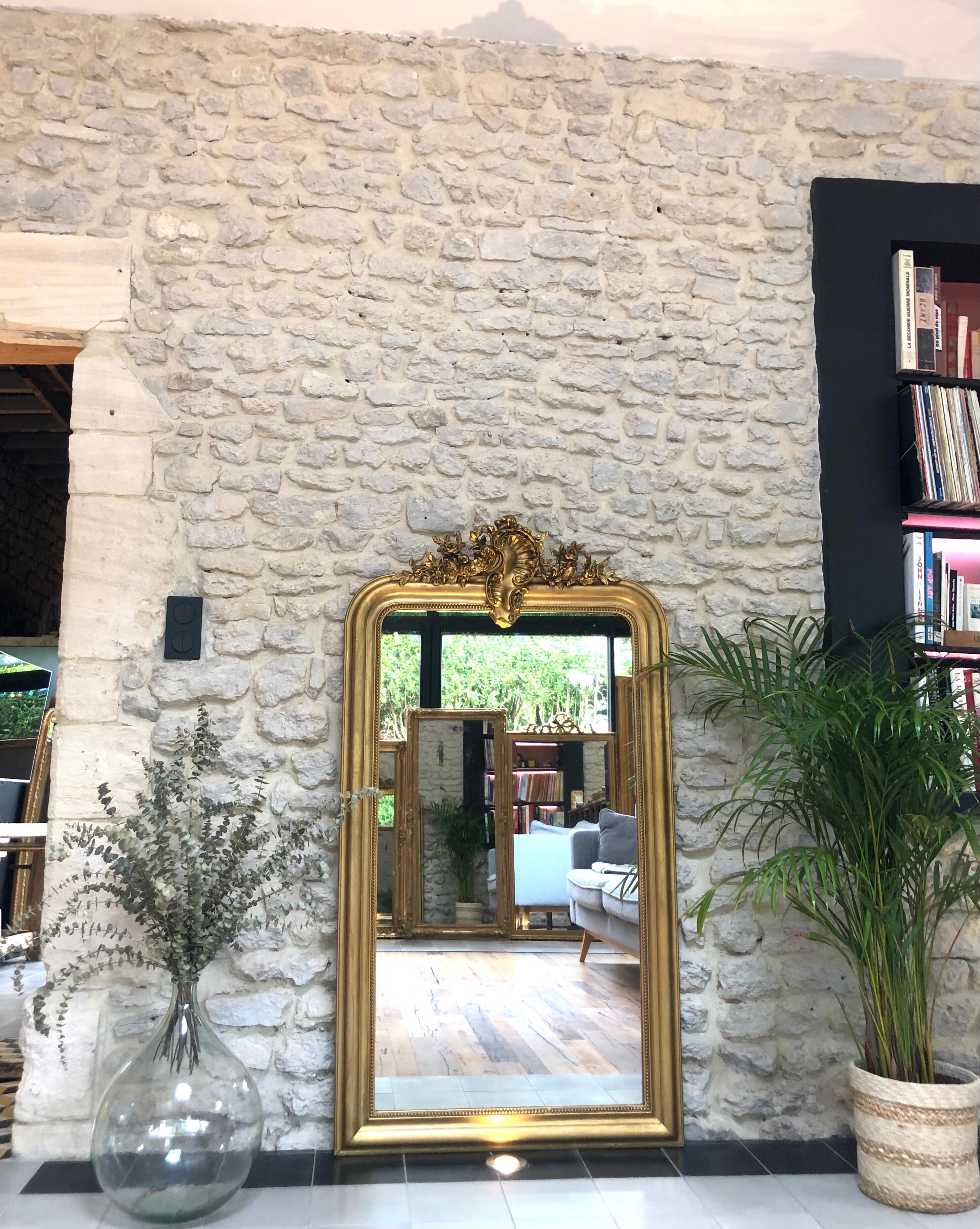 Louis-Philippe pediment mirror 150x82,5cm