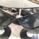 Ensemble table et six chaises Chromcraft space age années 70