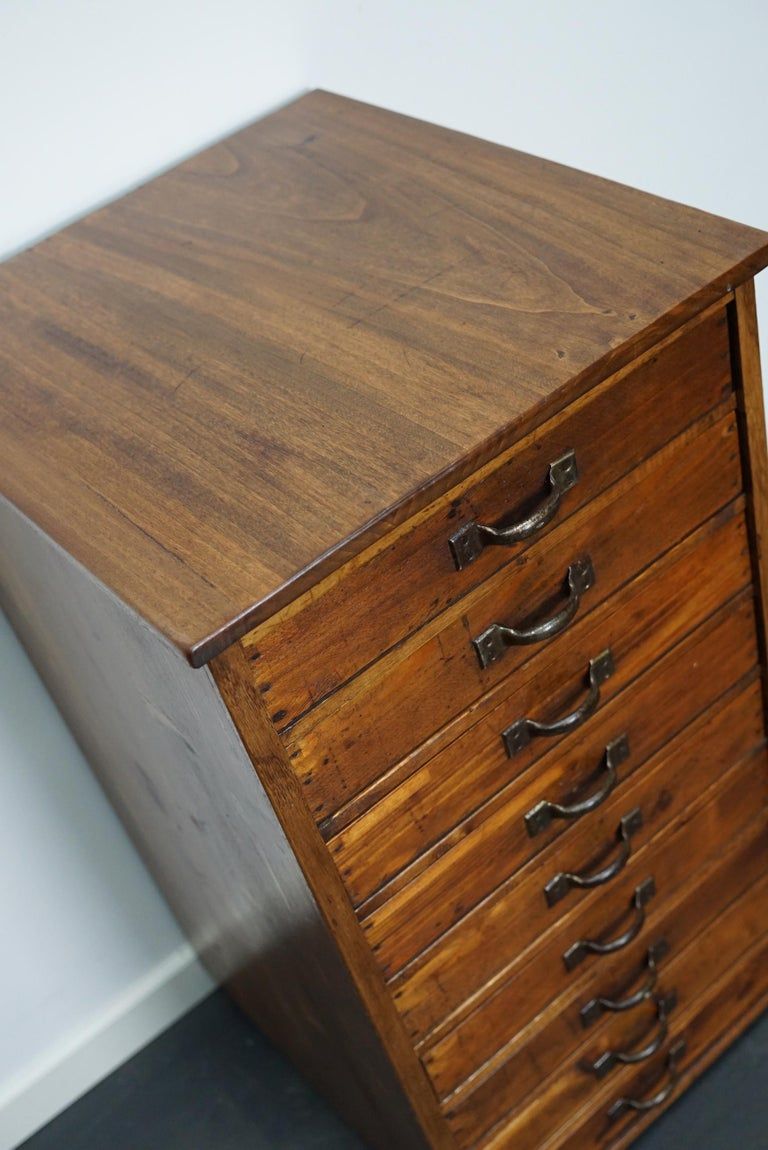 Vintage apothecary furniture in pine, France, 1930s