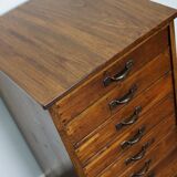 Vintage apothecary furniture in pine, France, 1930s