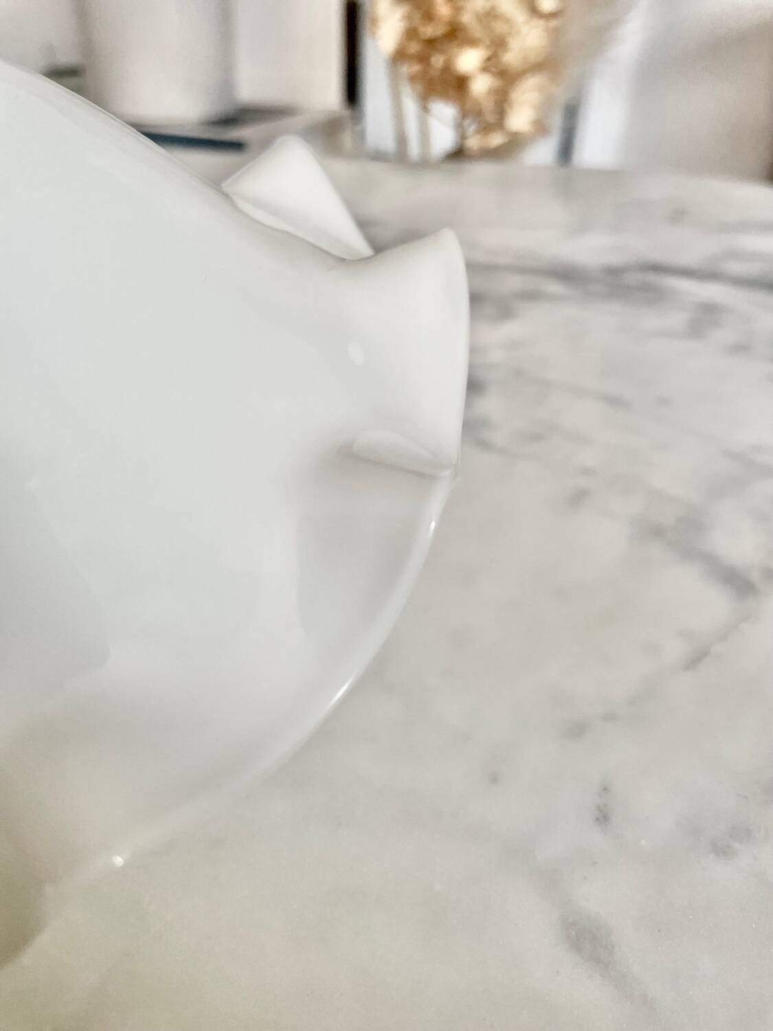 White opaline tulip glass lampshade