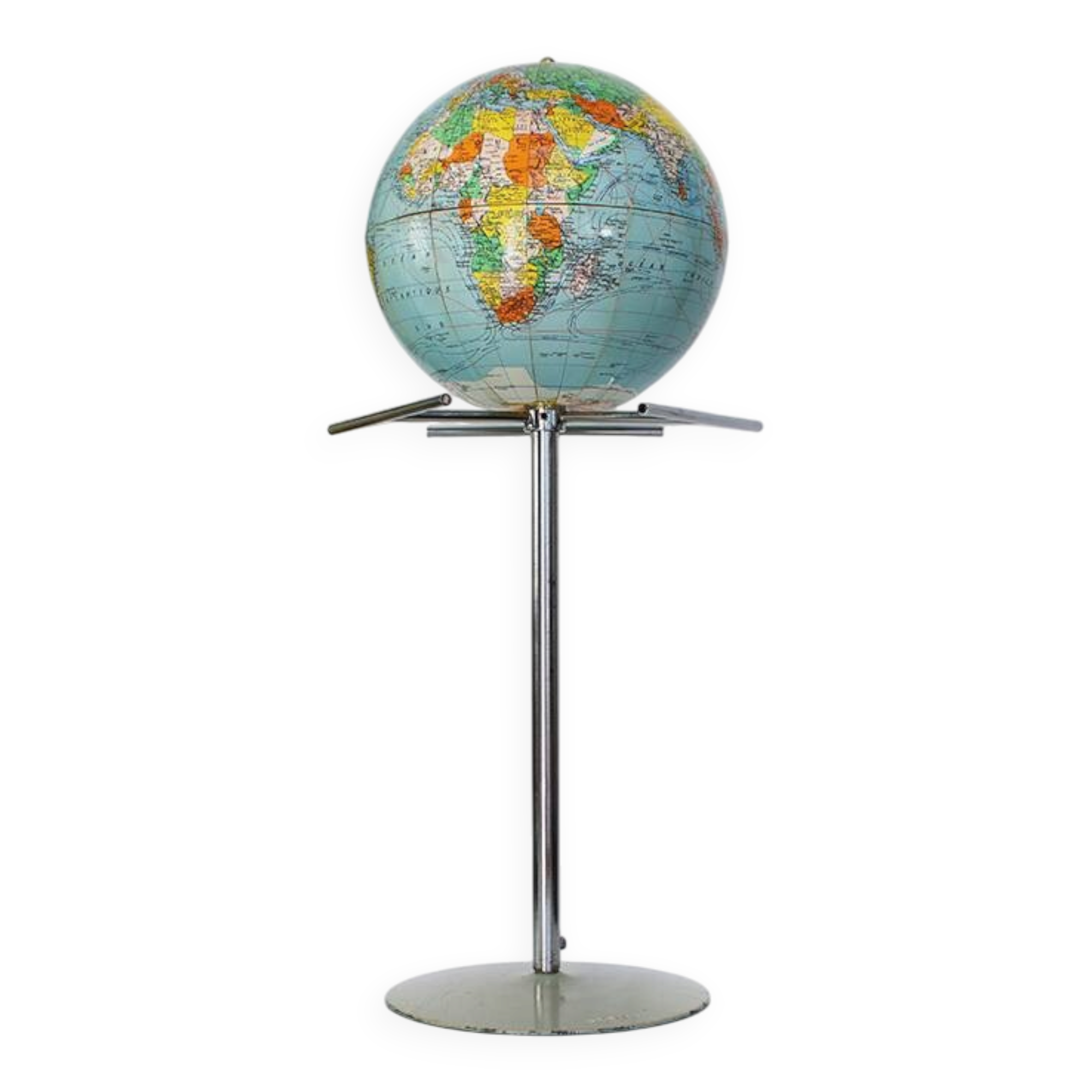 Girard and Barrère terrestrial globe