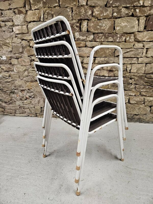 4 chaises EMU modèle Rio, 1960