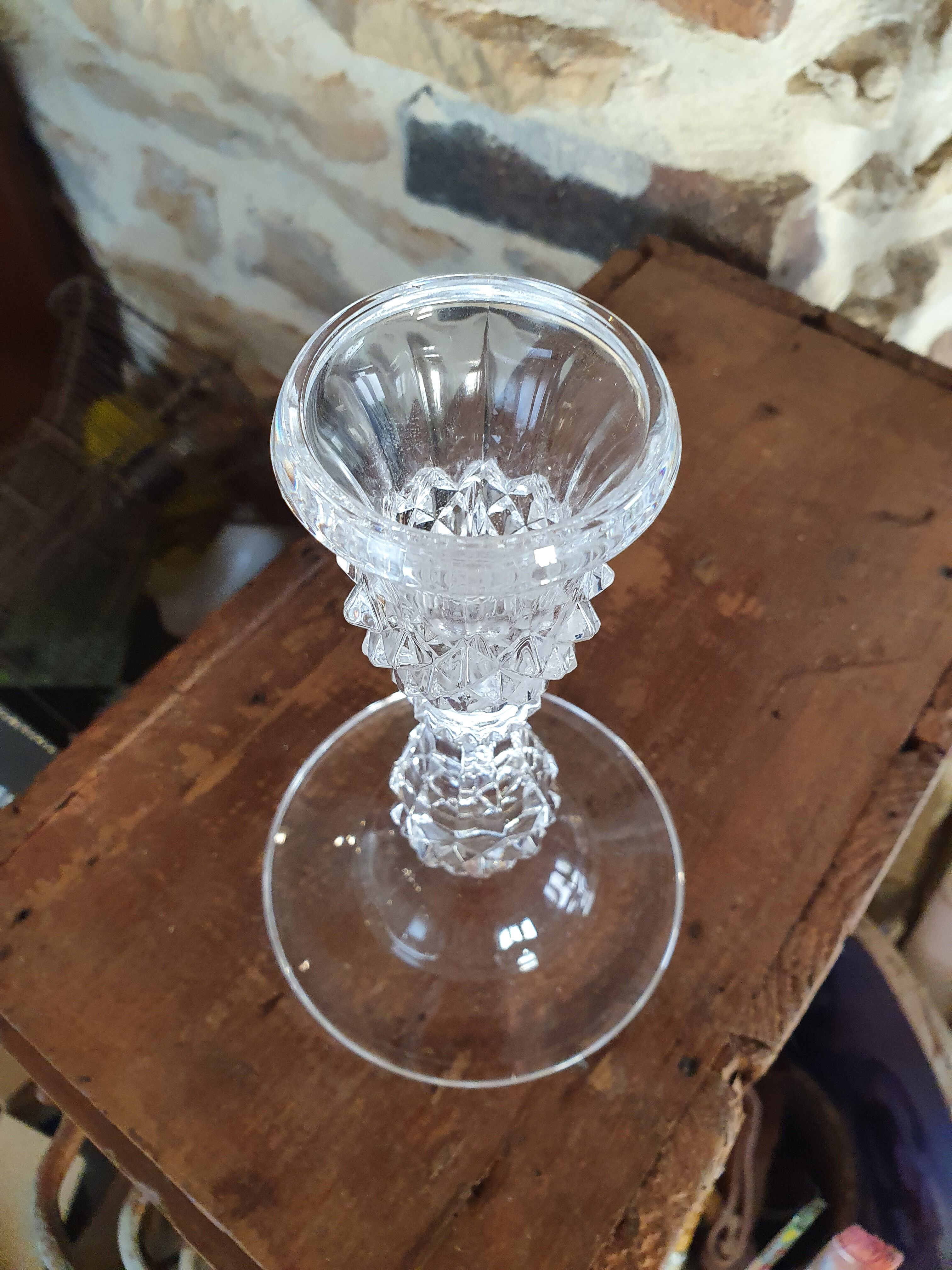 Crystal candle holder