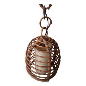 Rattan pendant light