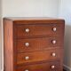 Art deco oak chest of drawers