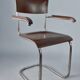 Paire de chaises Mücke Melder, Bauhaus Tchèque 1930s