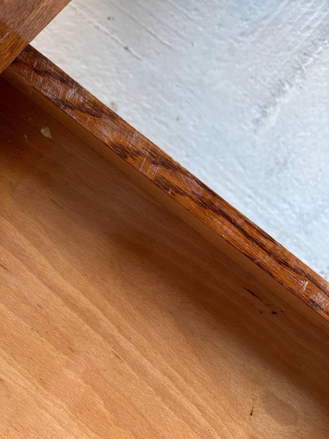 Two-tone art deco gaming table / portfolio desk