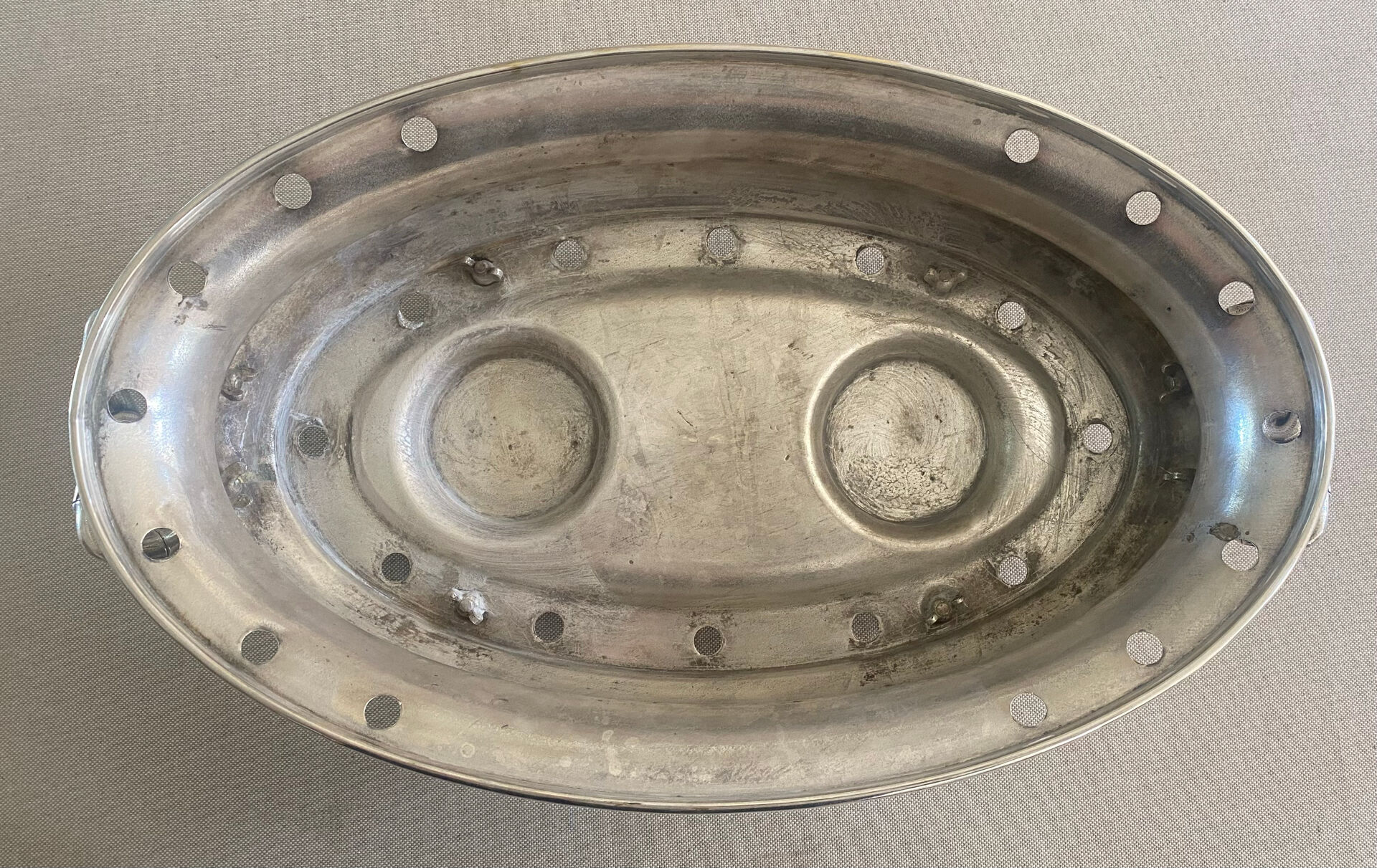 Chauffe plat Christophle en métal argenté
