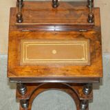 Pair of fully restored antique Davenport desks.