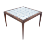 Table basse avec carreaux de céramique, design danois, années 1960