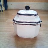 Napoleon III porcelain sugar bowl