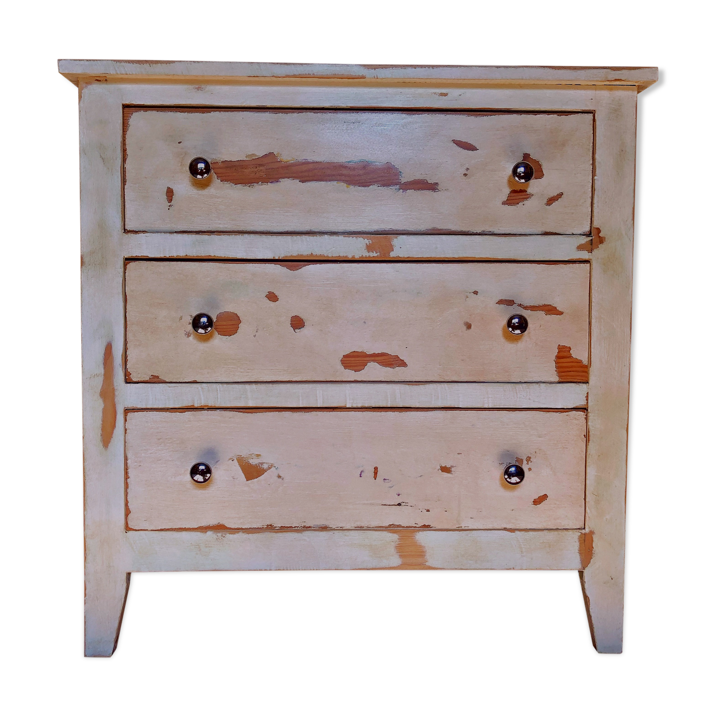 Patinated chest of drawers