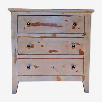 Patinated chest of drawers