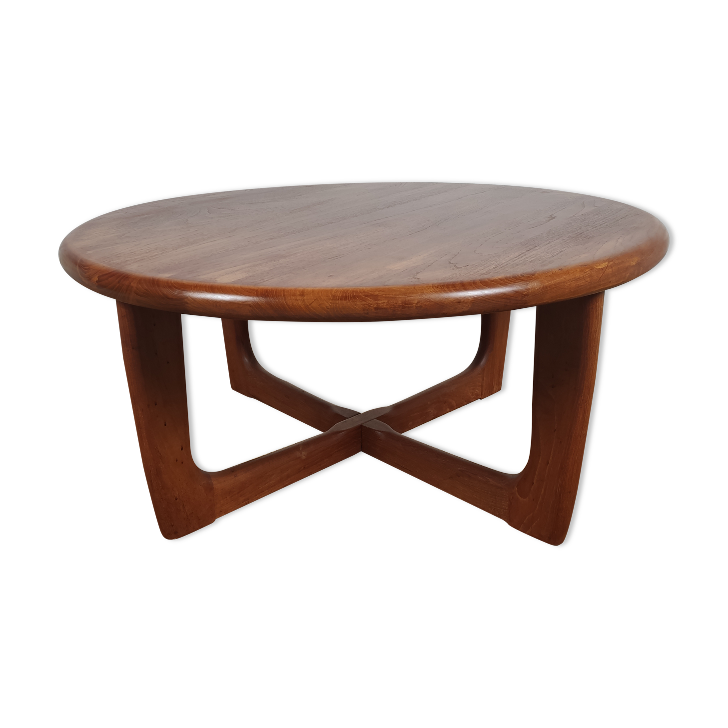 Niels Bach teak coffee table, Denmark 1970s