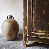 Buffet parisien en bois patiné marron