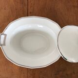 6 soup plates and tureens in Limoges porcelain
