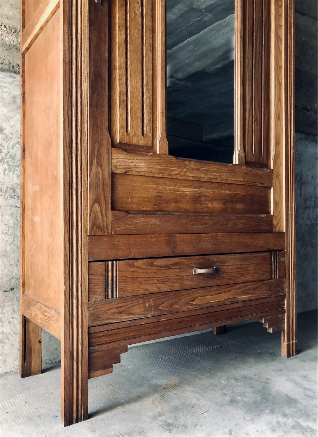 Antique Art Deco wardrobe / 1930