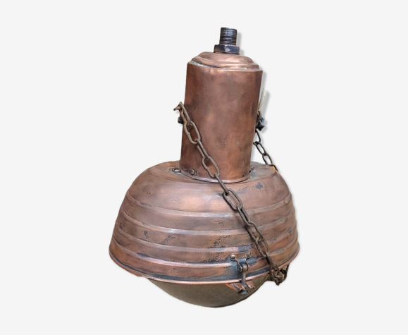 Lampe bateau en cuivre