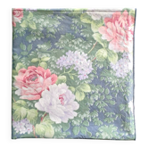 Nappe "english cottage" en coton vert sauge et fleurs champêtres