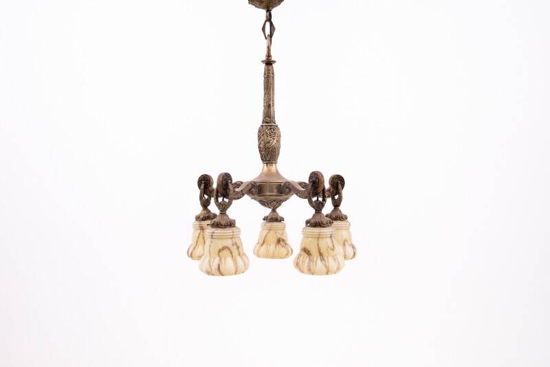 Chandelier from Poland, 1940s