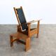vintage armchair with side table | Wim Mulder | 1980s