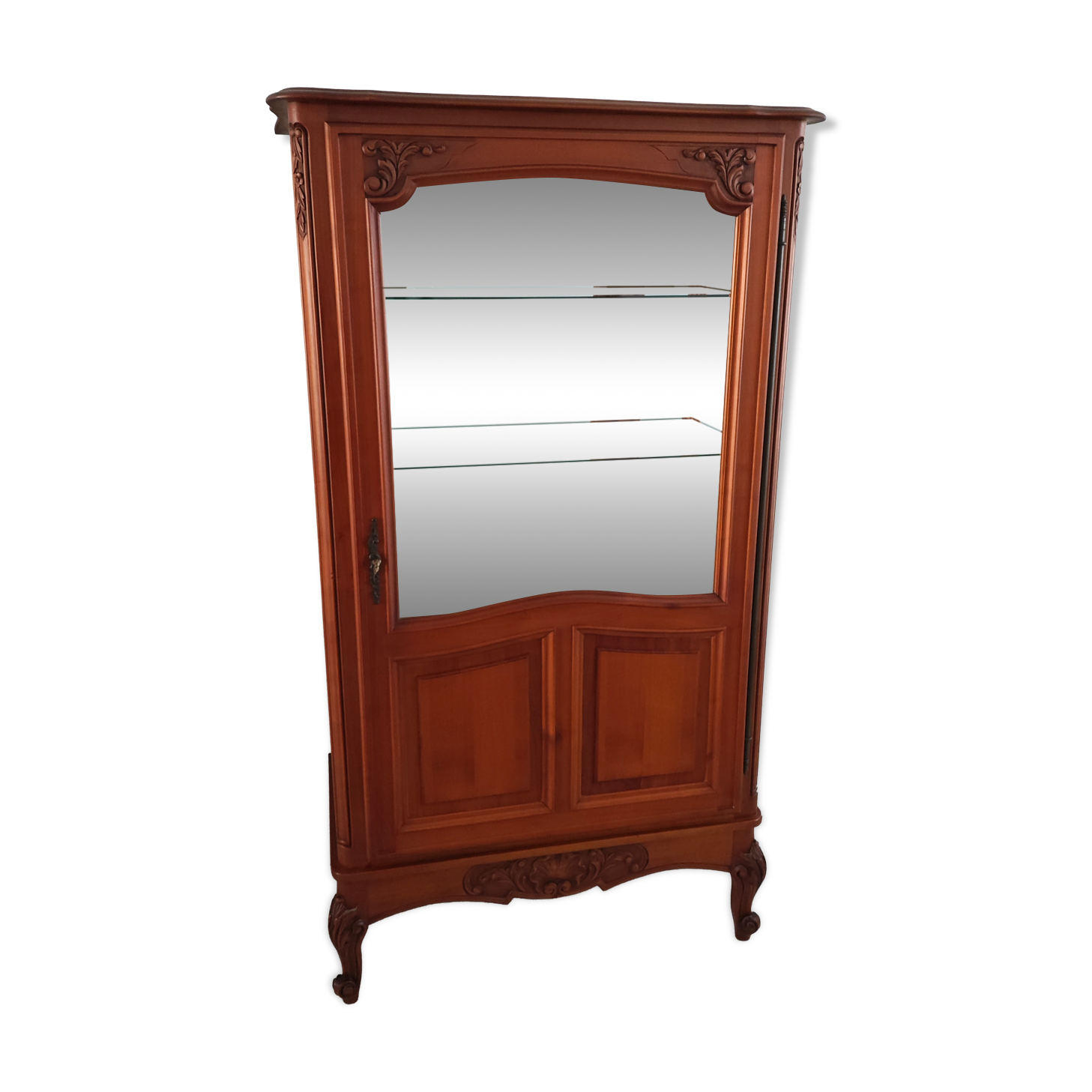Cherry wood Louis XV Regency sideboard
