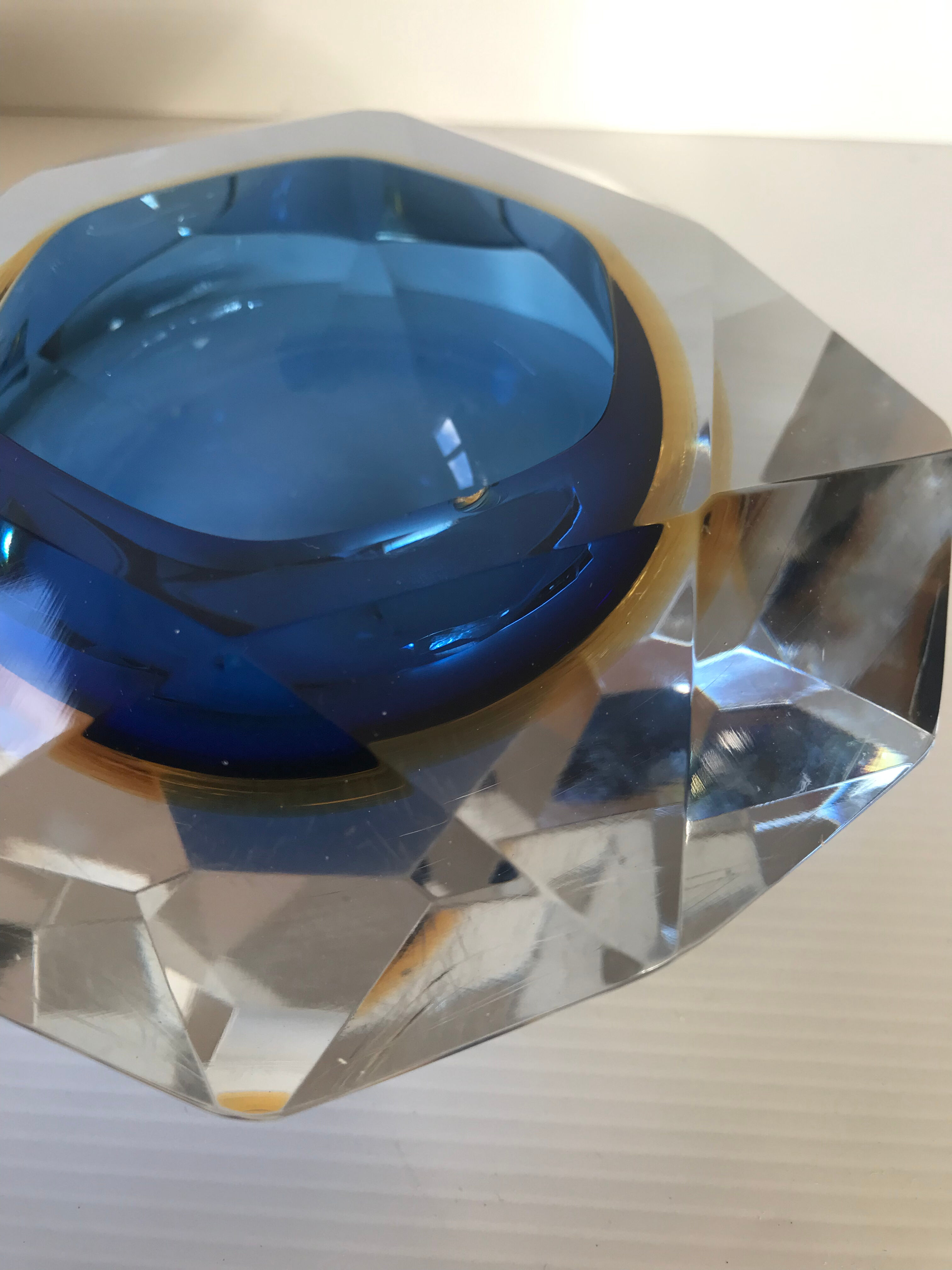 Ashtray « diamond « Murano