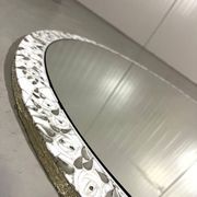Berthold müller oerlinghausen large round mosaic mirror