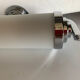 Vintage art deco wall lamp, tube style, horizontal or vertical