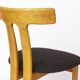 Set of 6 Danish 'T' shaped chairs – 1960s Mid-Century Modern Design