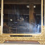 Golden mirror style Louis XV 81x119cm